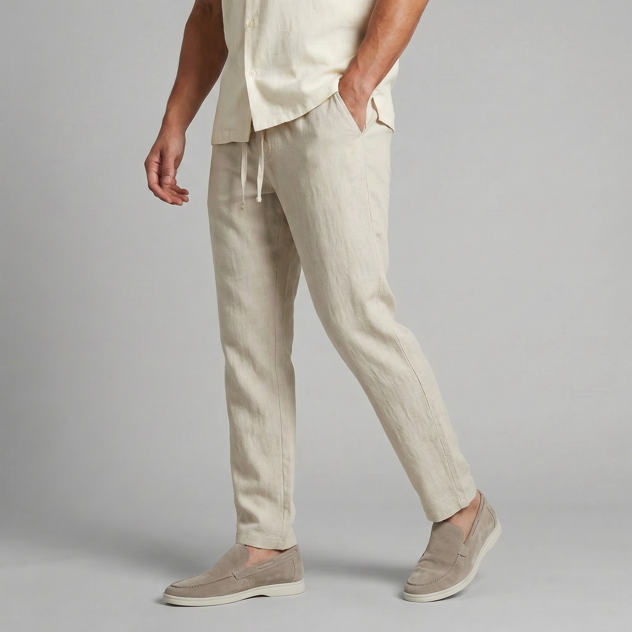 Men's Wide Leg Summer Trousers for Men