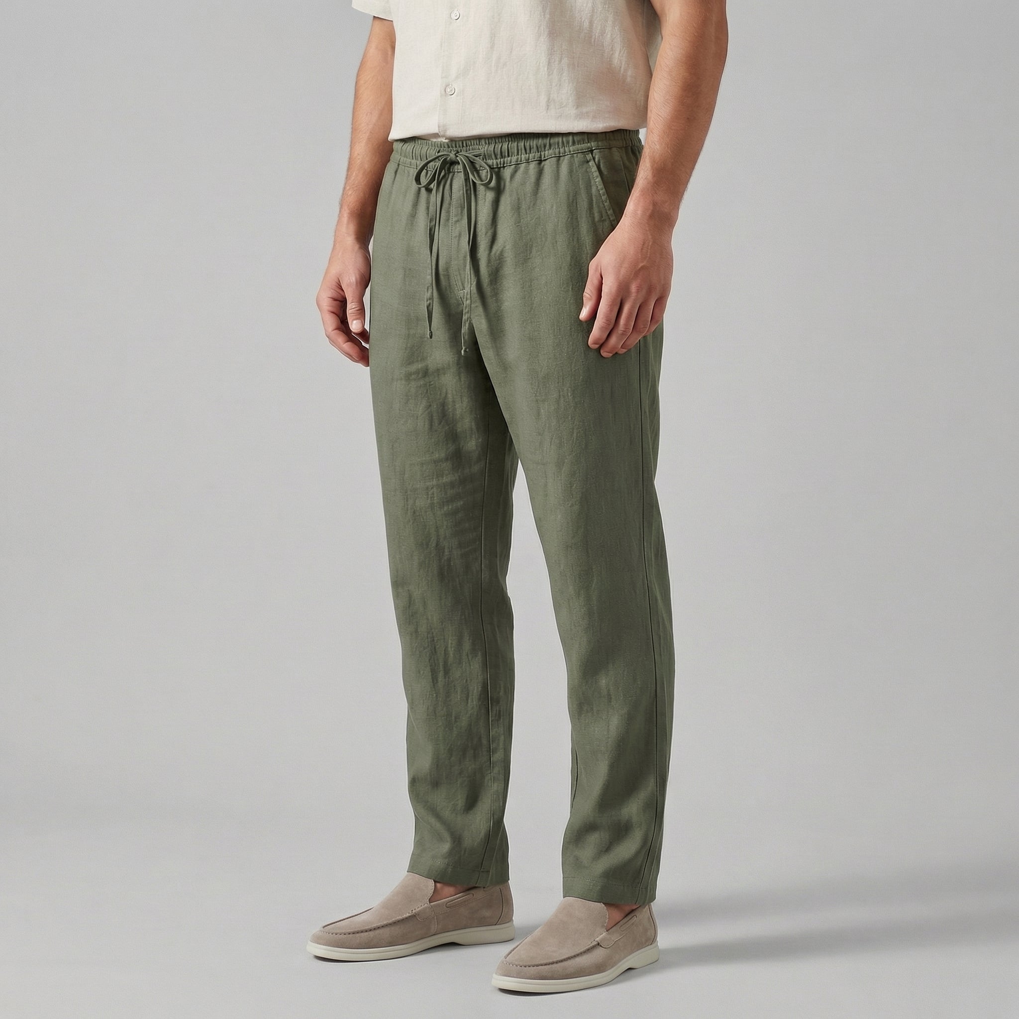 Men's Wide Leg Summer Trousers for Men