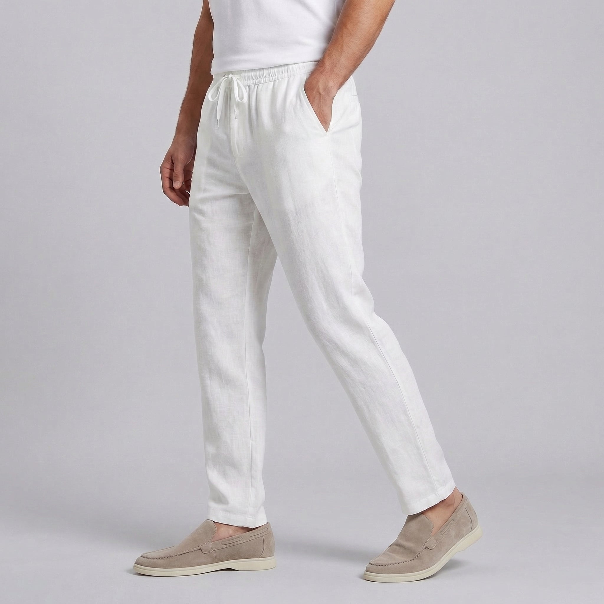 Men's Wide Leg Summer Trousers for Men