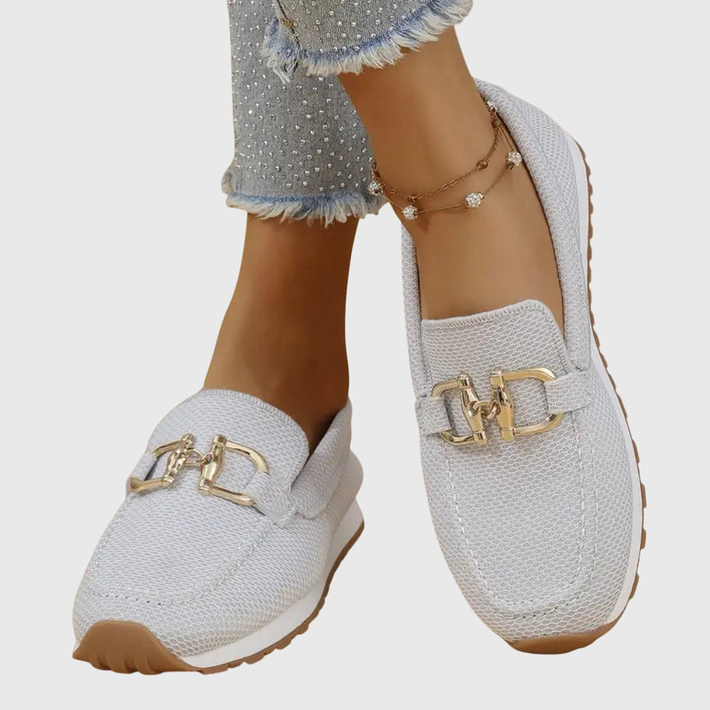 Cushioned Slip-On Loafers for Women | Arch Support Footbed