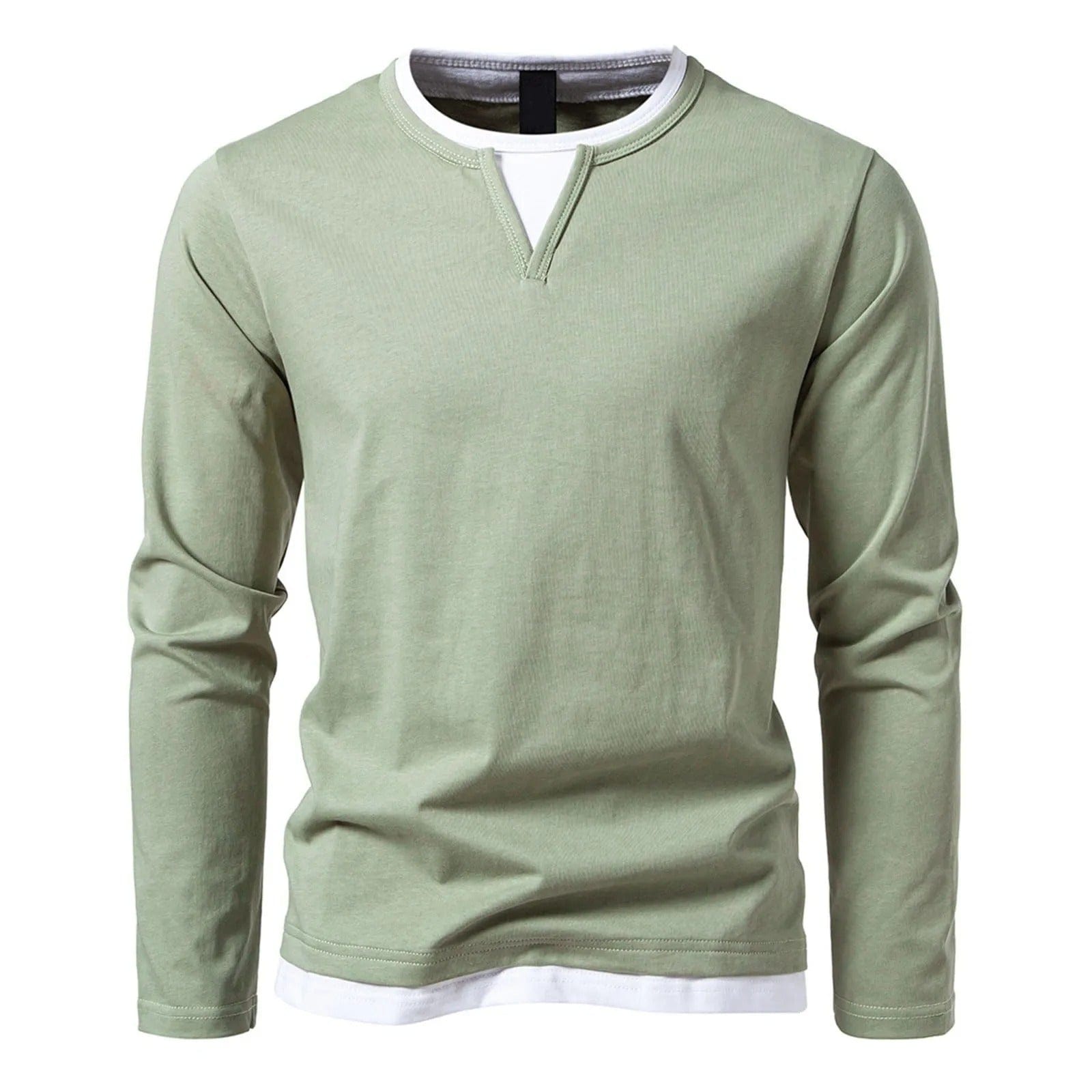 Coen™ Casual Men's Long Sleeve with V-Neck