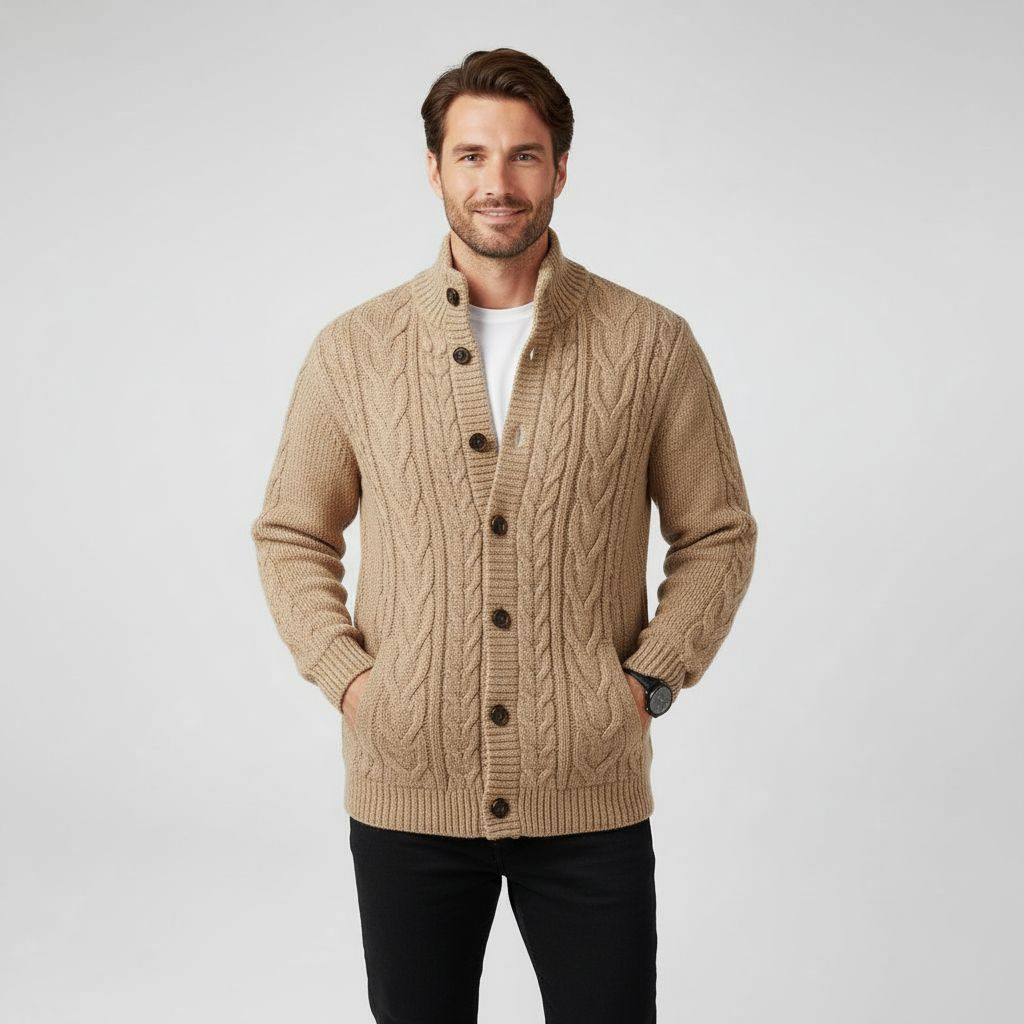 Raf™ Stylish Knitted Men's Cardigan