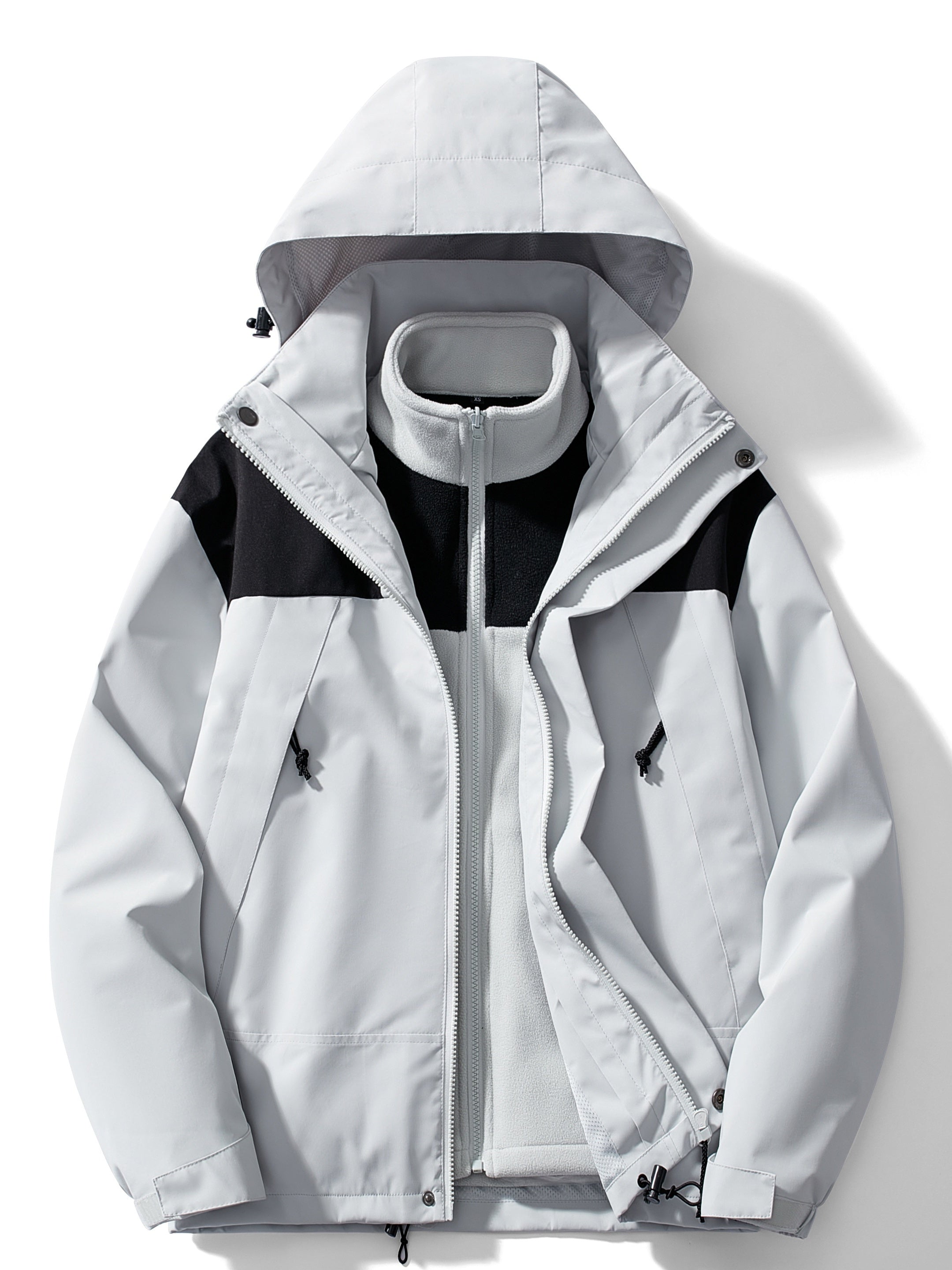 Men's Winter Outdoor Jacket with Hood | 3in1
