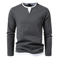 Coen™ Casual Men's Long Sleeve with V-Neck