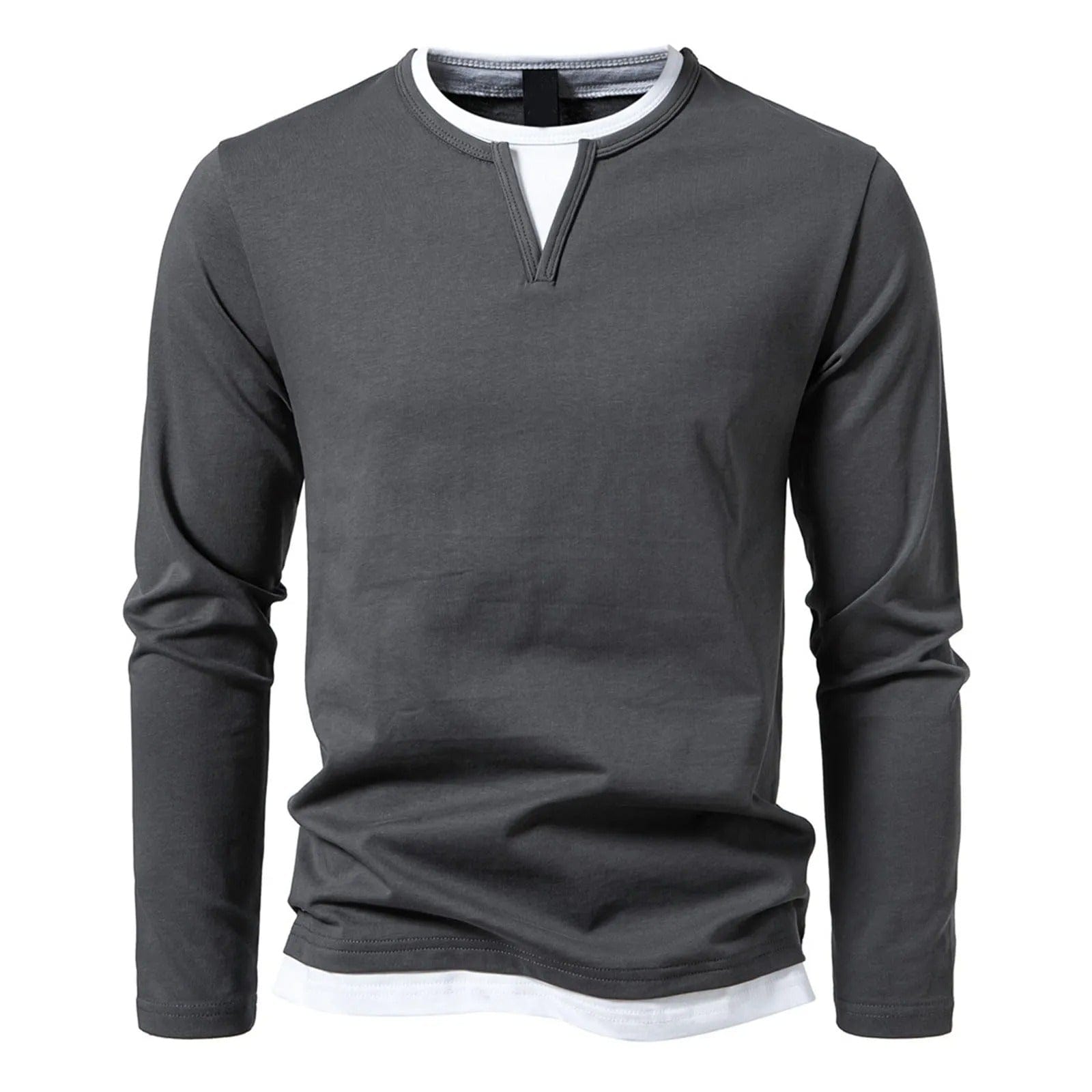 Coen™ Casual Men's Long Sleeve with V-Neck