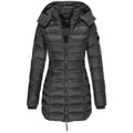Women's Winter Jacket | Quilted with Detachable Hood