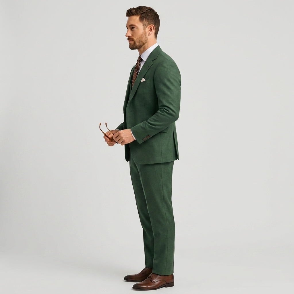 Three-Piece Tailored Blazer Waistcoat Pants Suit for Men | Formal Occasion