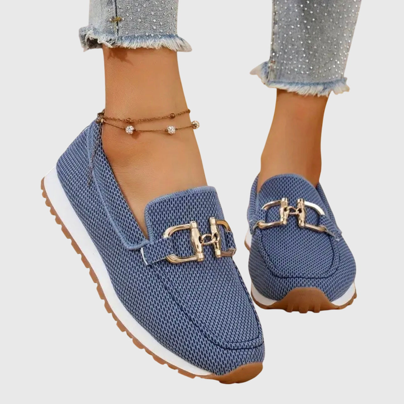 Cushioned Slip-On Loafers for Women | Arch Support Footbed