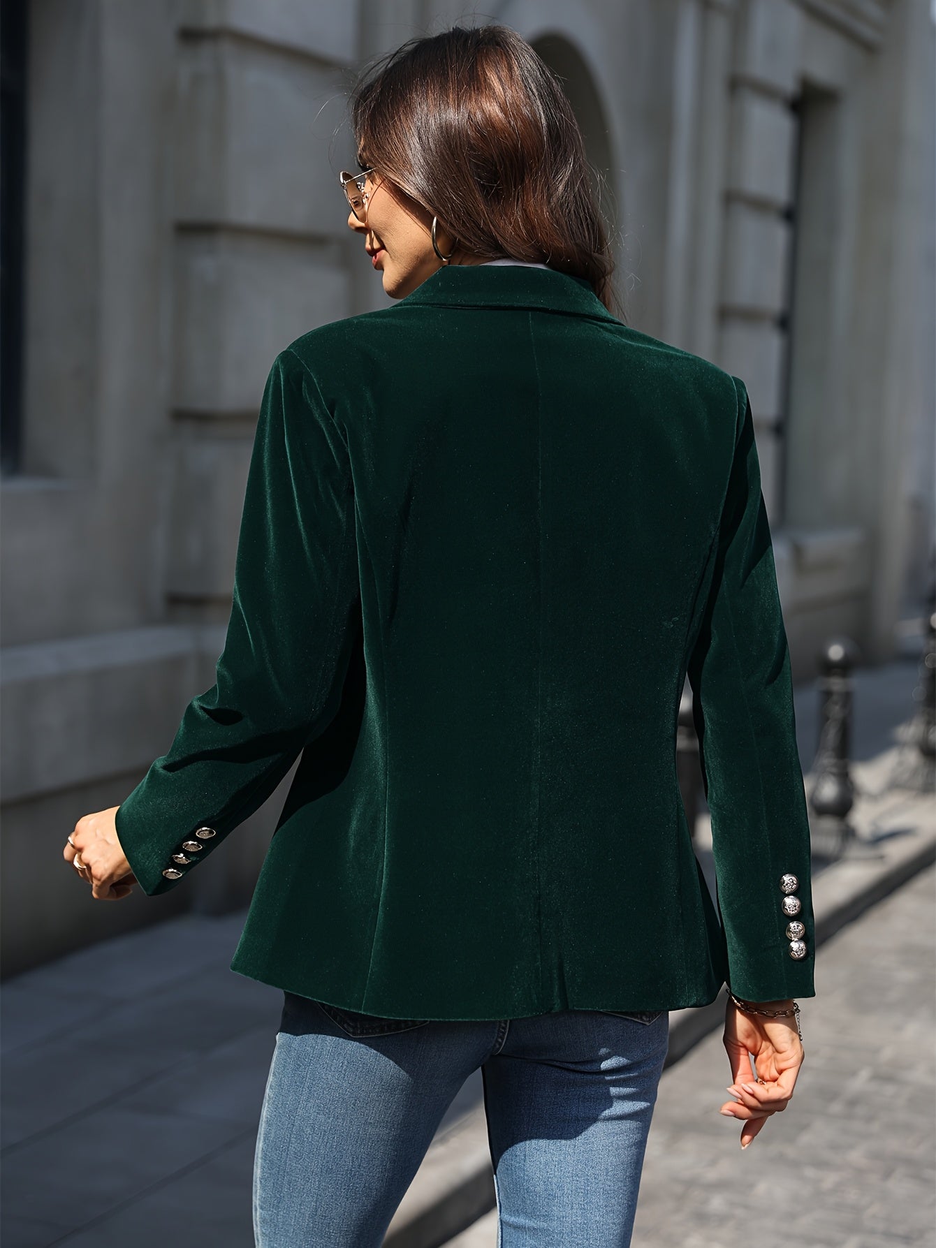 Women's Blazer | Fitted Cut with Long Sleeves