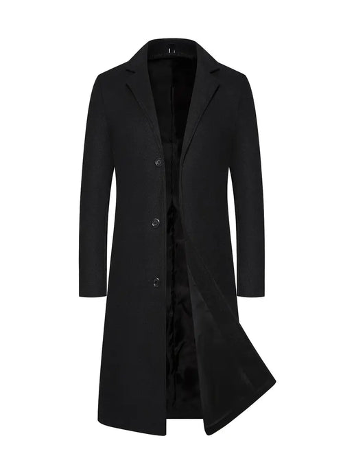 Men's Elegant Long Coat | Warm Winter Coat, Classic Style