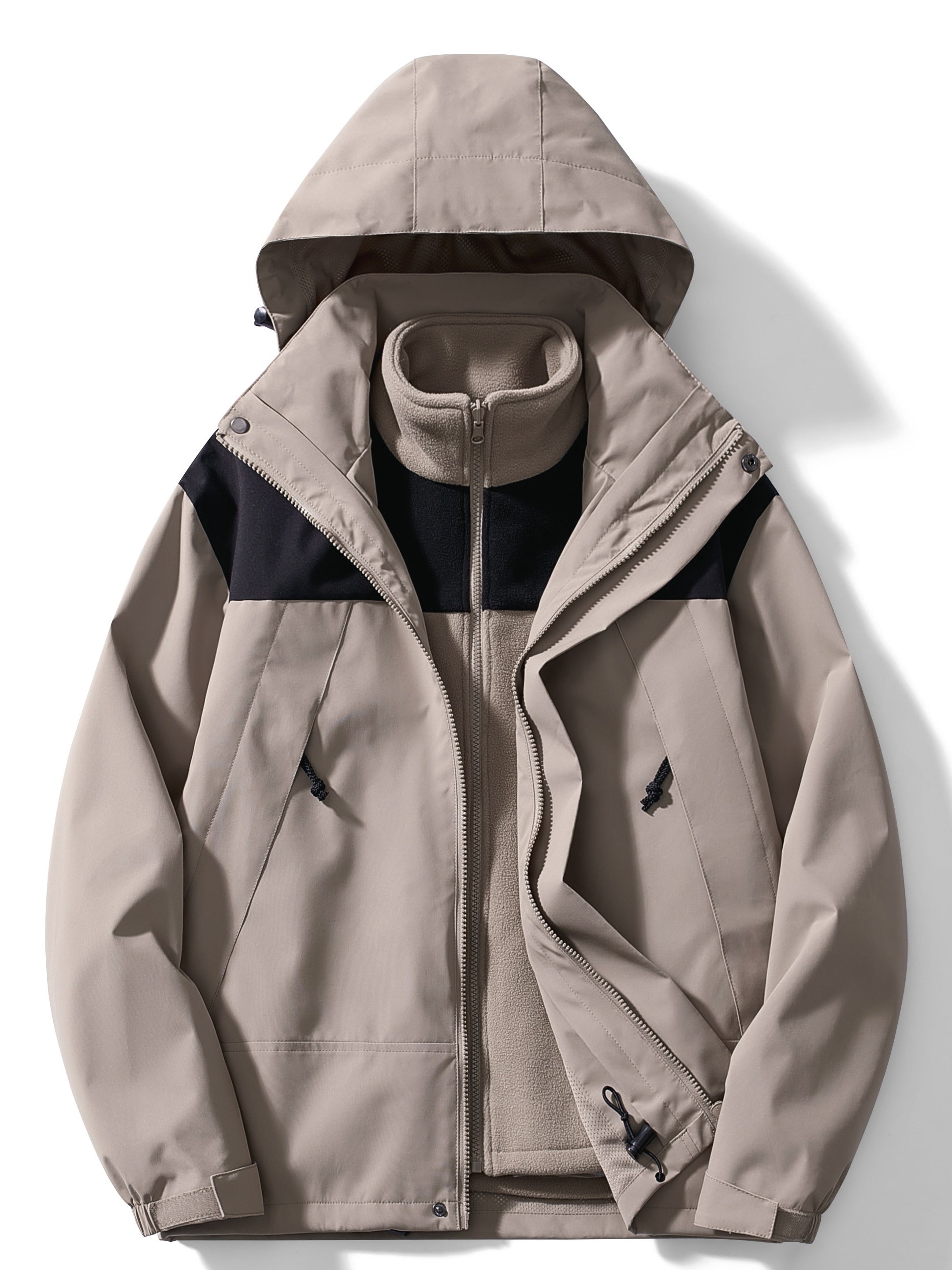 Men's Winter Outdoor Jacket with Hood | 3in1