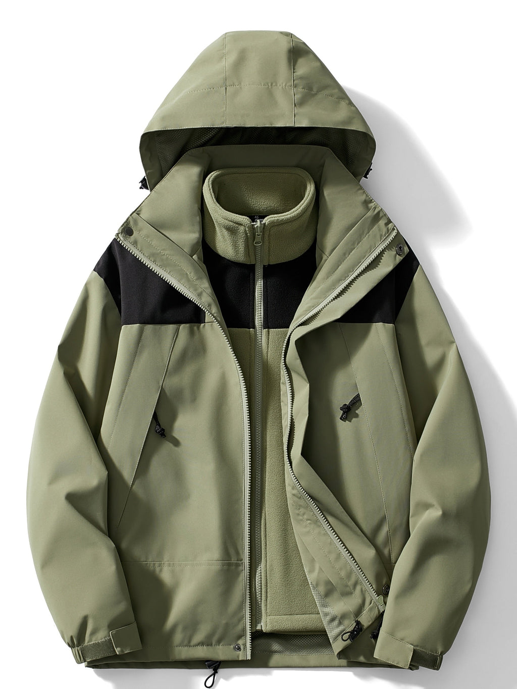 Men's Winter Outdoor Jacket with Hood | 3in1