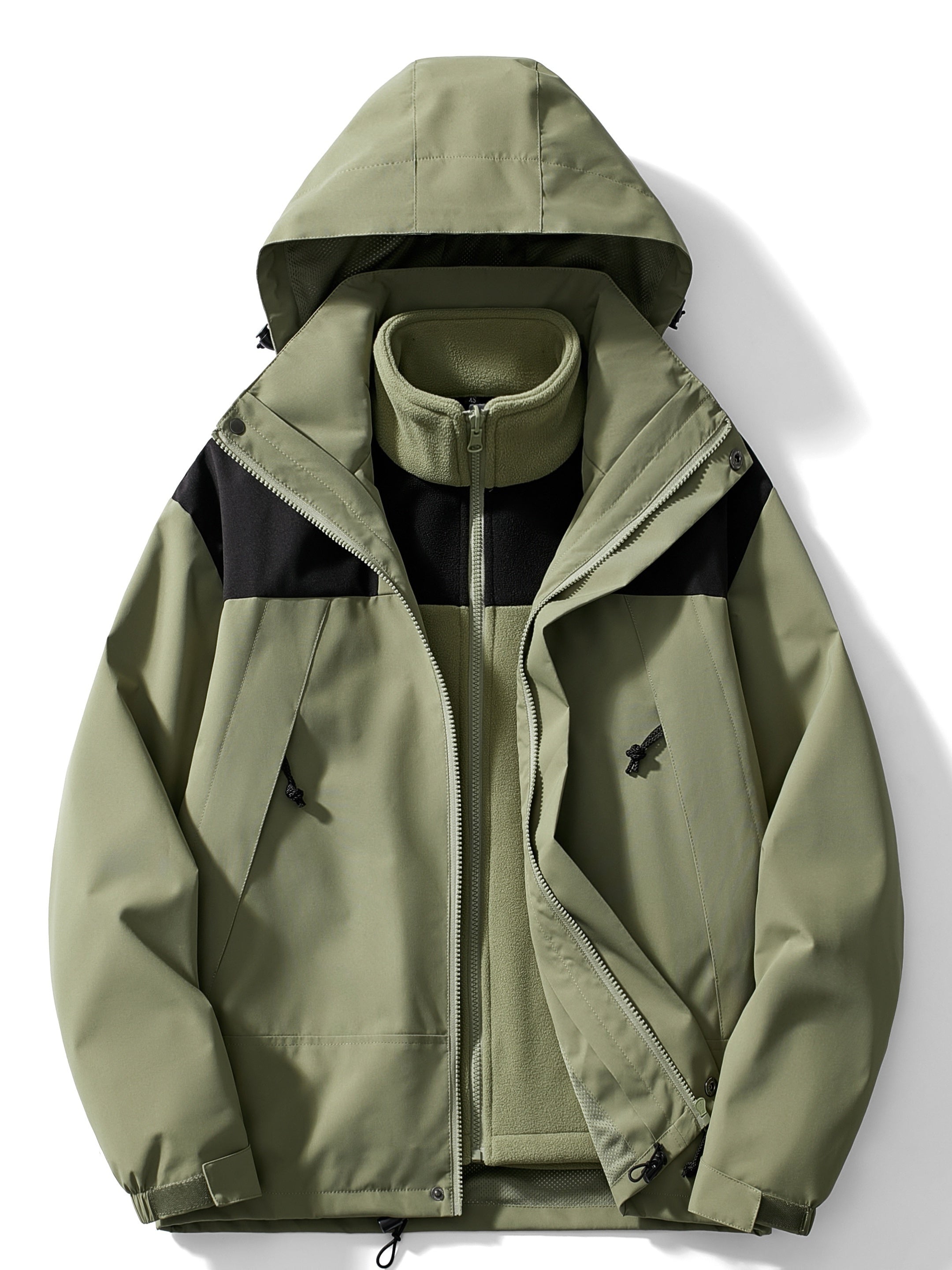 Men's Winter Outdoor Jacket with Hood | 3in1