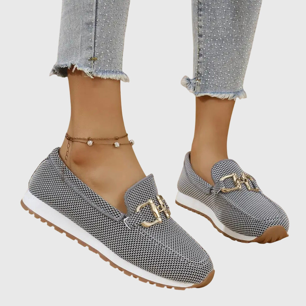 Cushioned Slip-On Loafers for Women | Arch Support Footbed