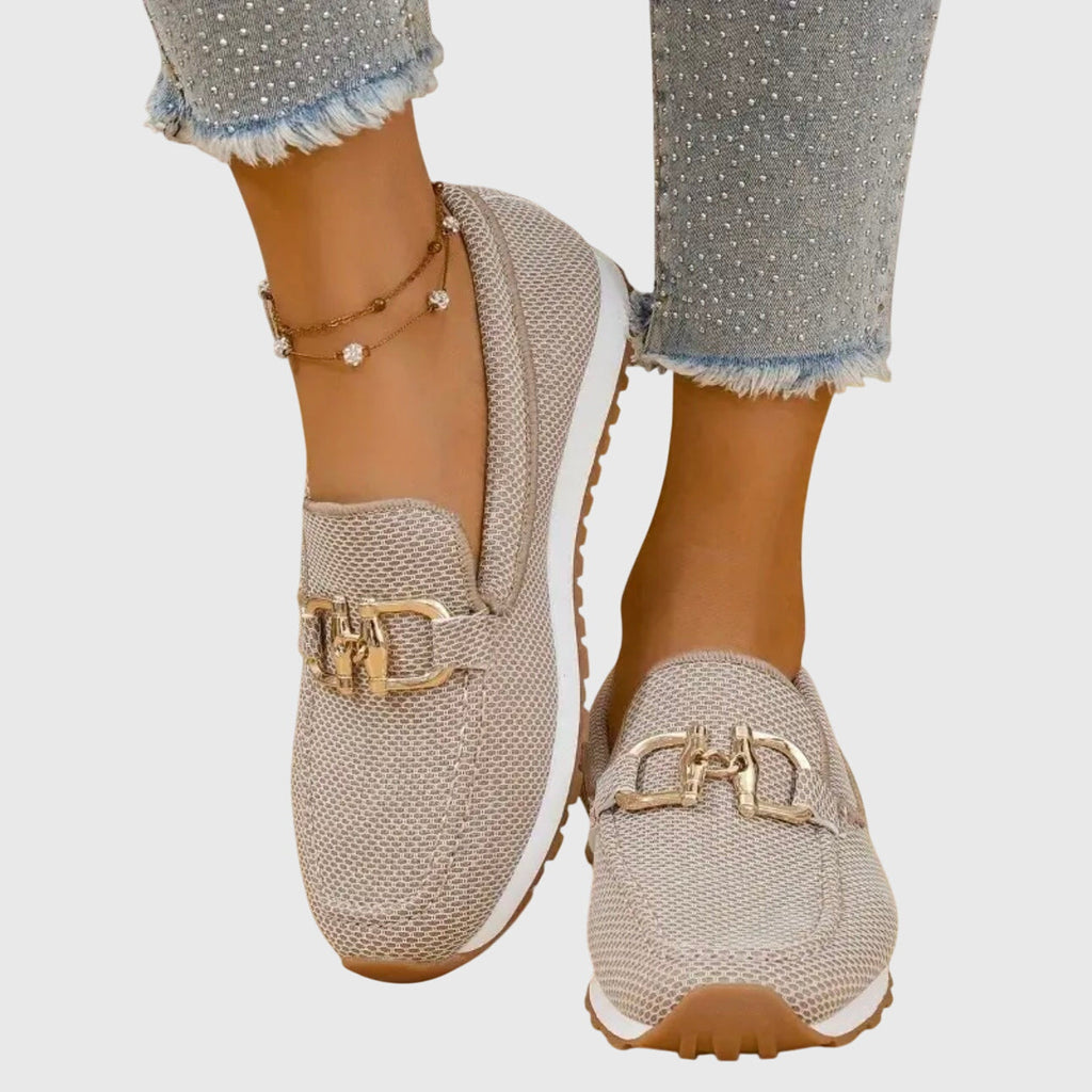 Cushioned Slip-On Loafers for Women | Arch Support Footbed