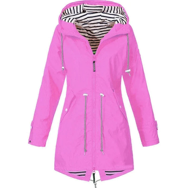 Lightweight Hooded Raincoat for Women | Year Round Wet Weather Outerwear