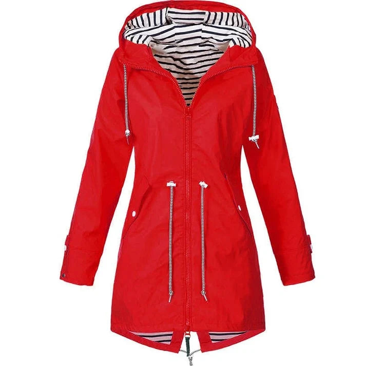 Lightweight Hooded Raincoat for Women | Year Round Wet Weather Outerwear