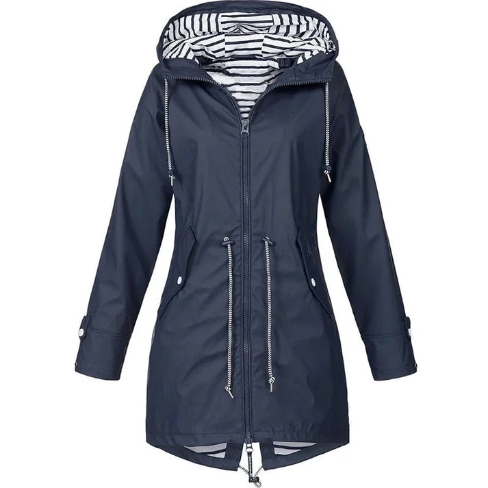 Lightweight Hooded Raincoat for Women | Year Round Wet Weather Outerwear