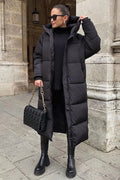 Women's Coat | Classic Long Quilted Cut