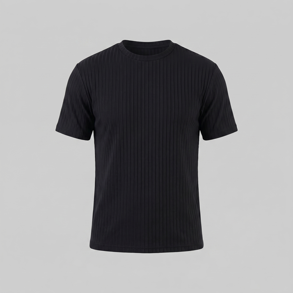Slim Fit Long Sleeve Henley Shirt for Men