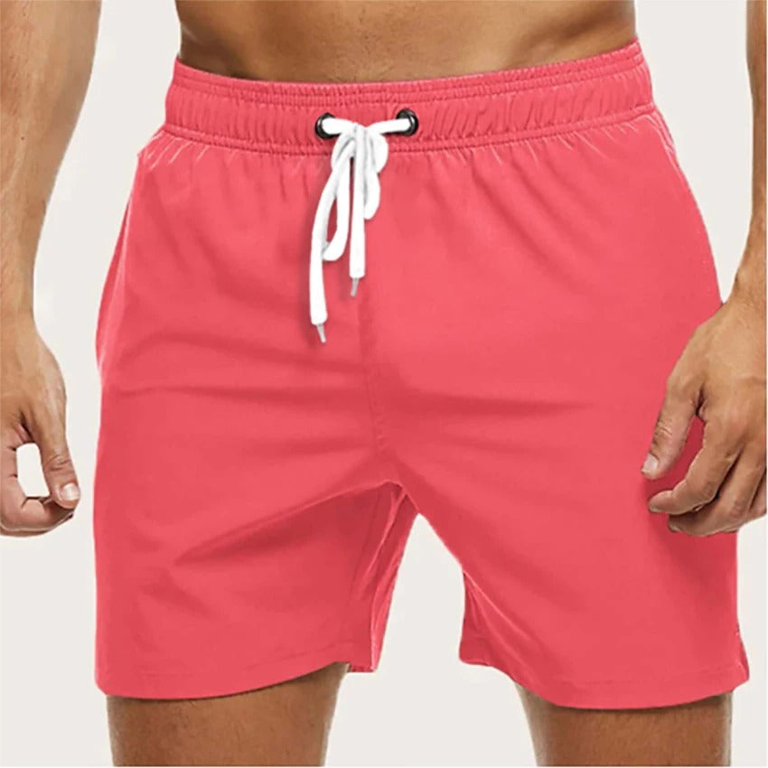 Quick Dry Elasticated Waist Swim Shorts for Men