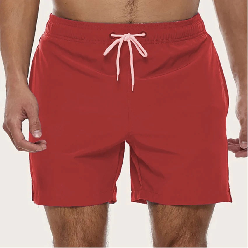 Quick Dry Elasticated Waist Swim Shorts for Men