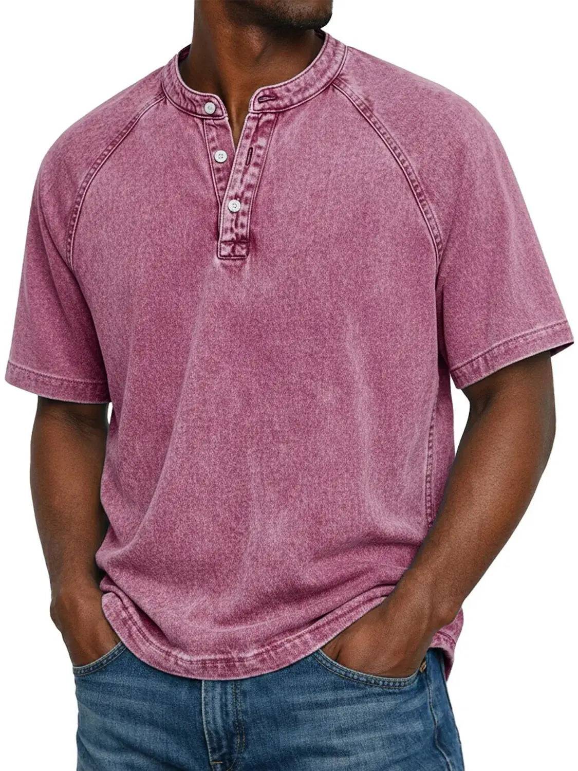 Short Sleeve Button Up Shirt for Men