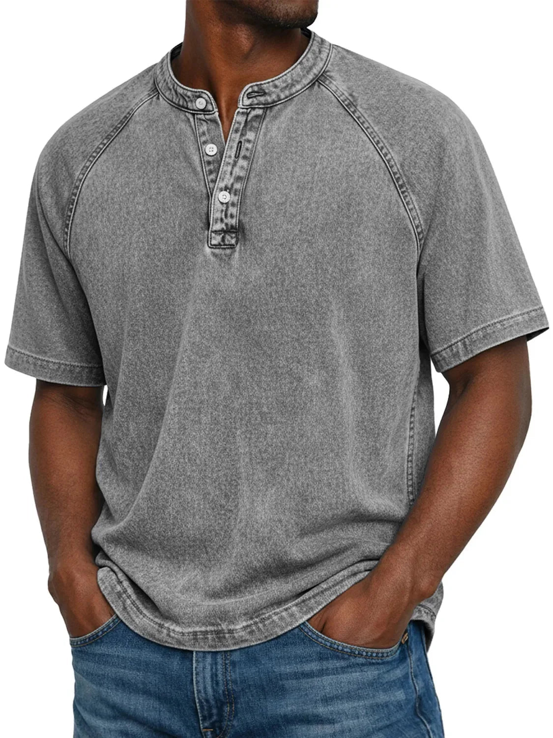 Short Sleeve Button Up Shirt for Men
