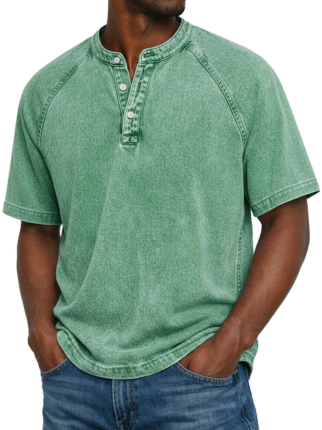 Short Sleeve Button Up Shirt for Men