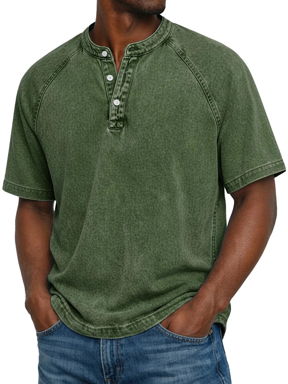 Short Sleeve Button Up Shirt for Men