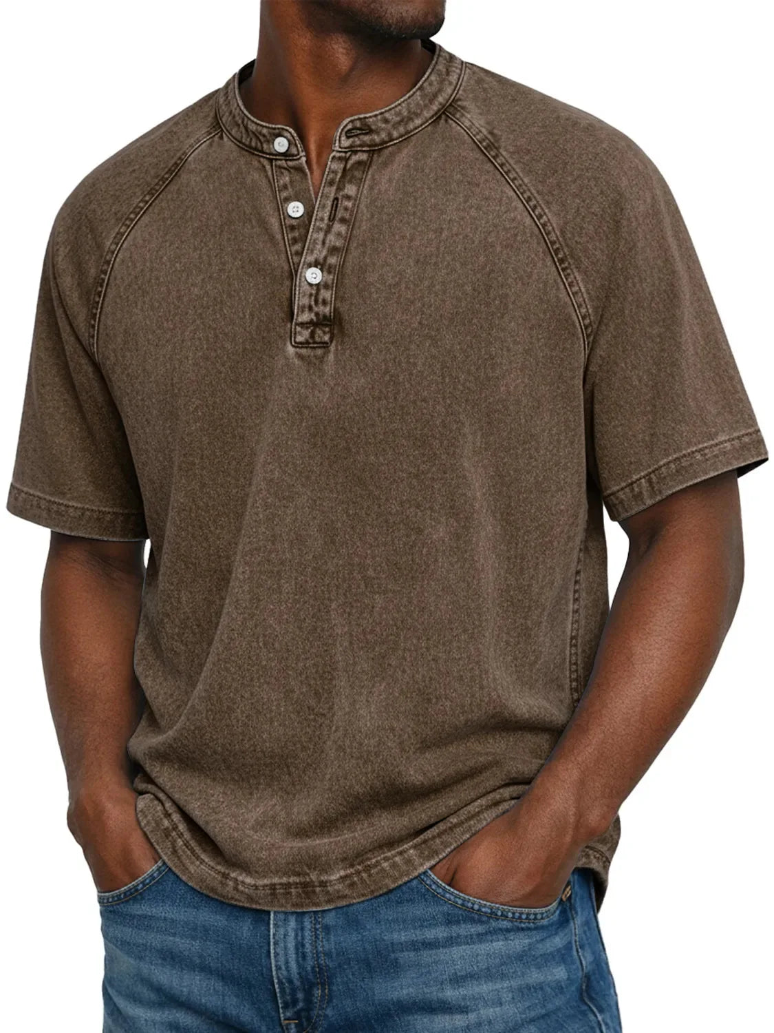 Short Sleeve Button Up Shirt for Men