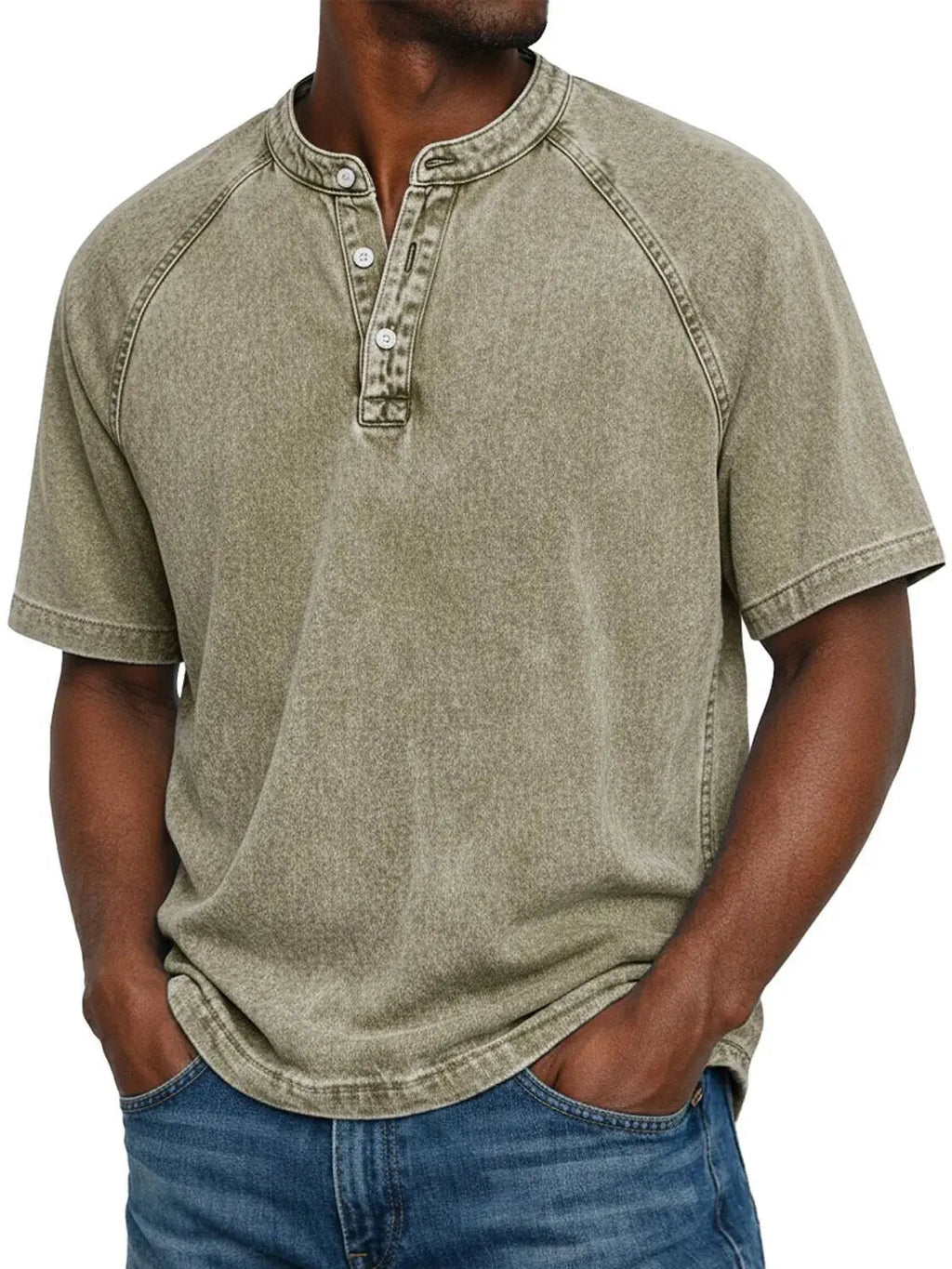 Short Sleeve Button Up Shirt for Men