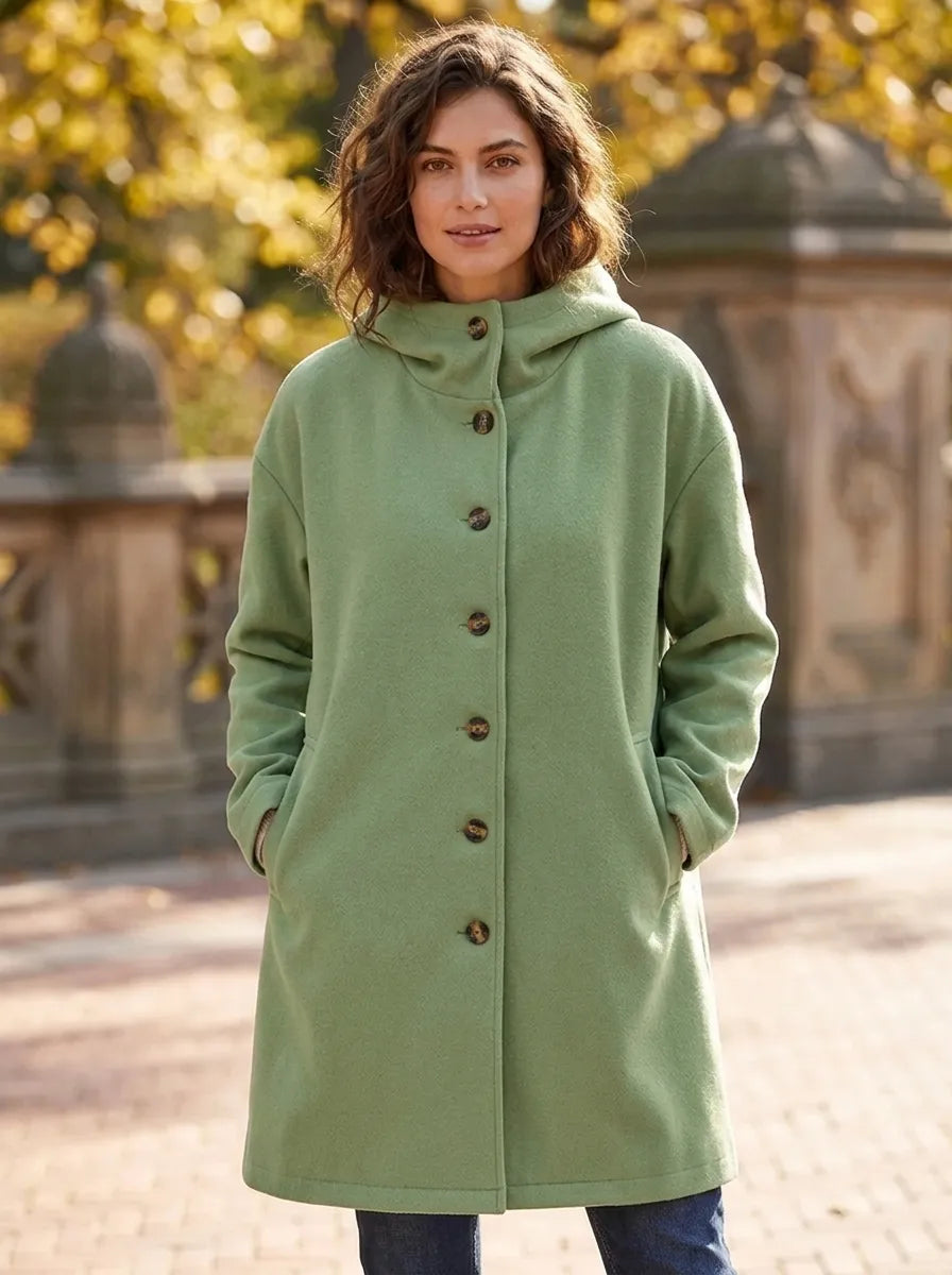 Plush Fleece Long Sleeve Casual Jacket for Women | Regular Fit Machine Washable