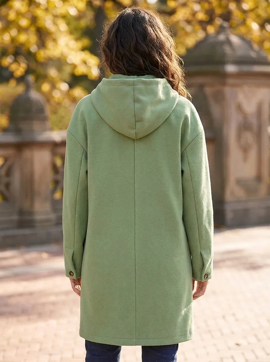 Plush Fleece Long Sleeve Casual Jacket for Women | Regular Fit Machine Washable