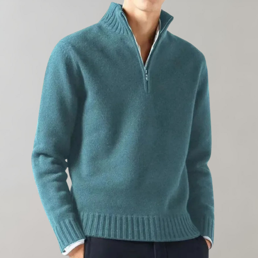 Adam™ Elegant Half Zip Sweater