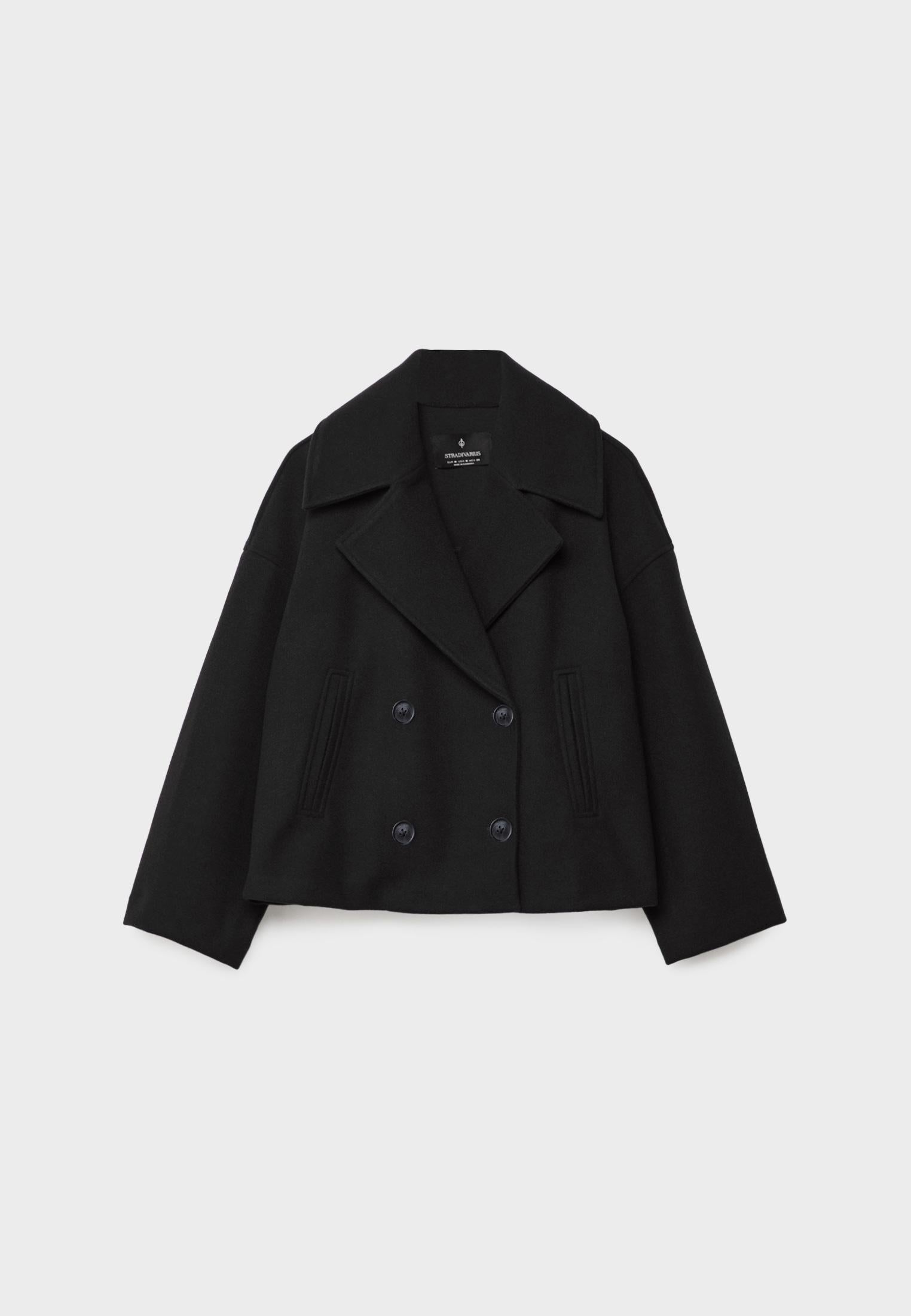 Women's Coat | Short Double-Breasted Cut