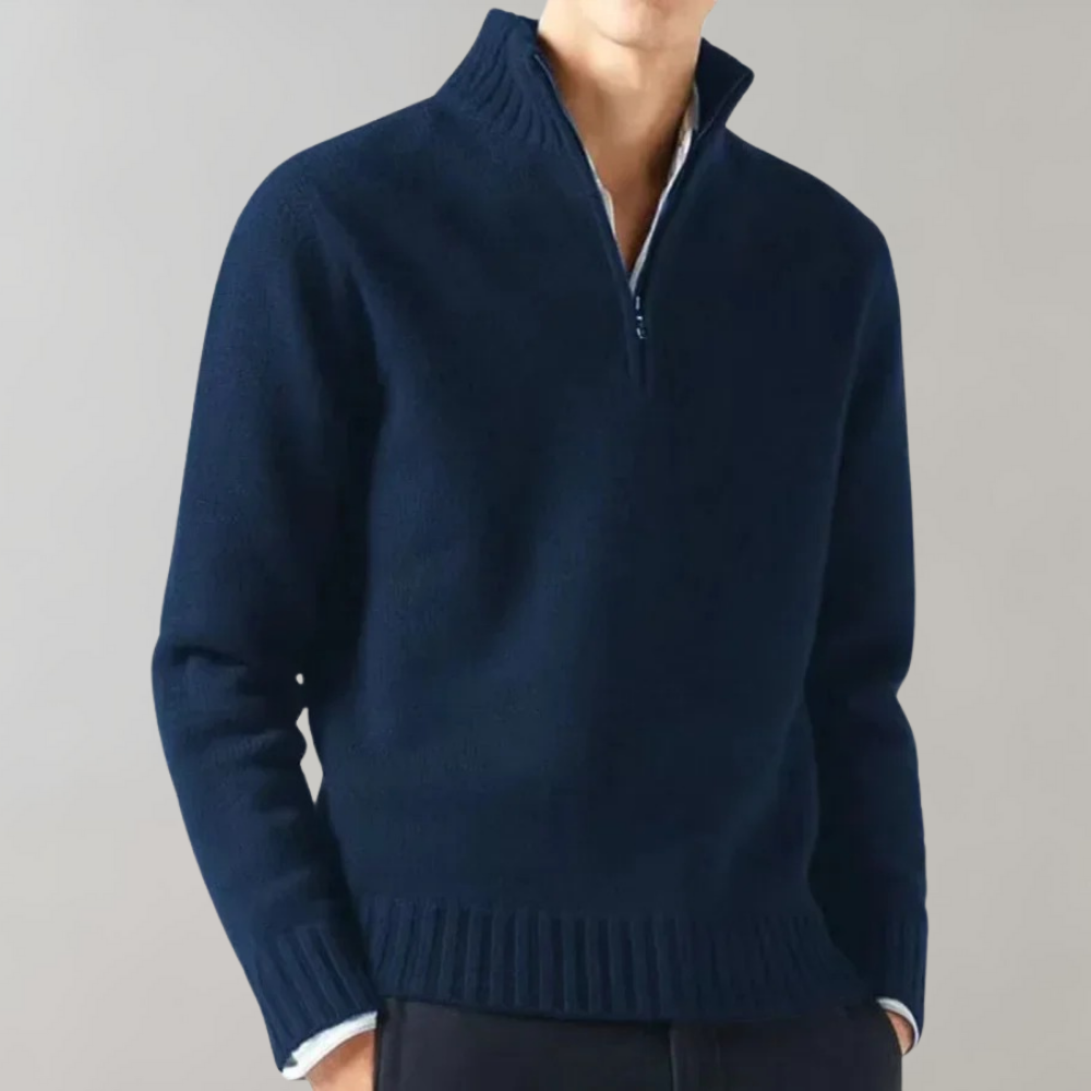 Adam™ Elegant Half Zip Sweater