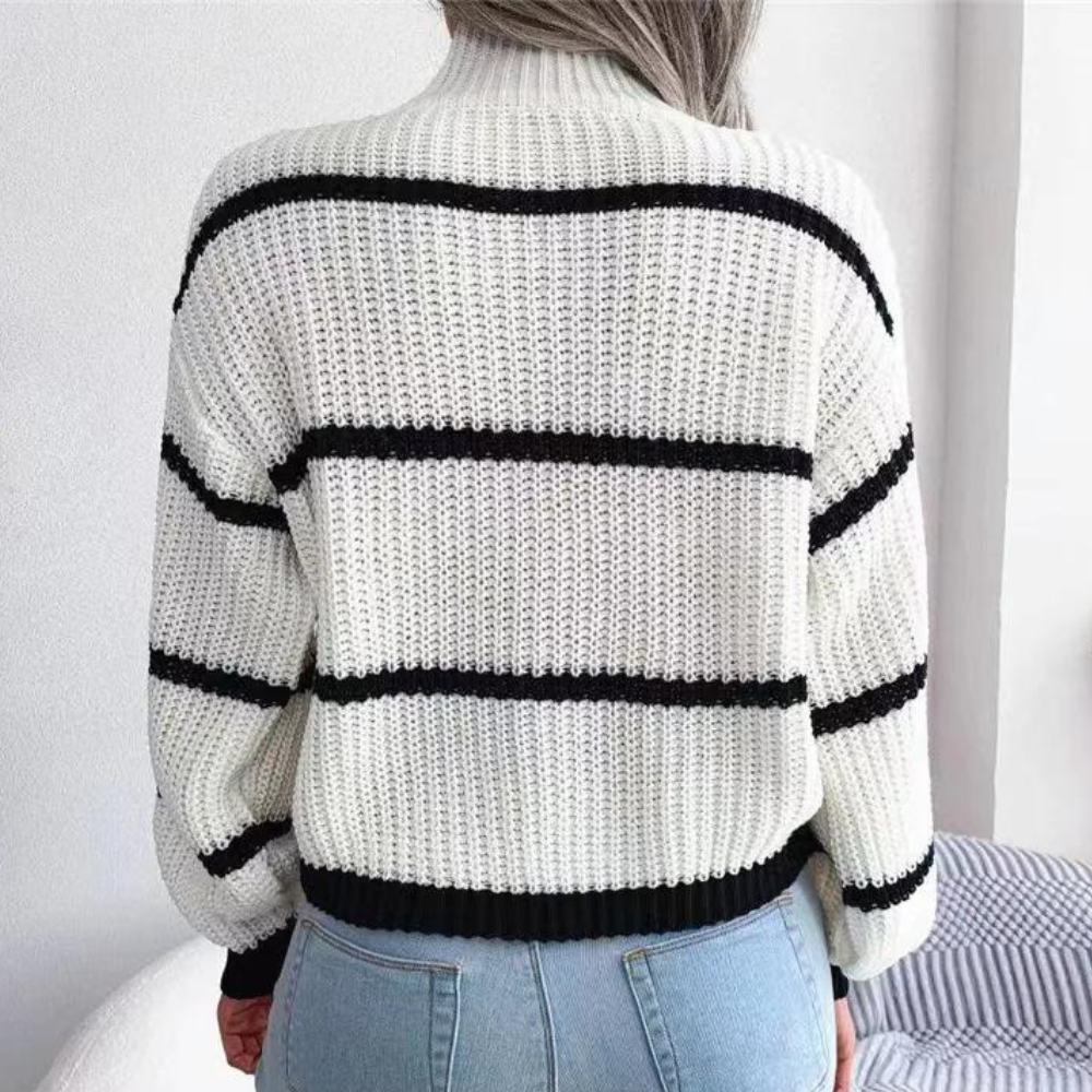 Celine™ Soft High Neck Sweater
