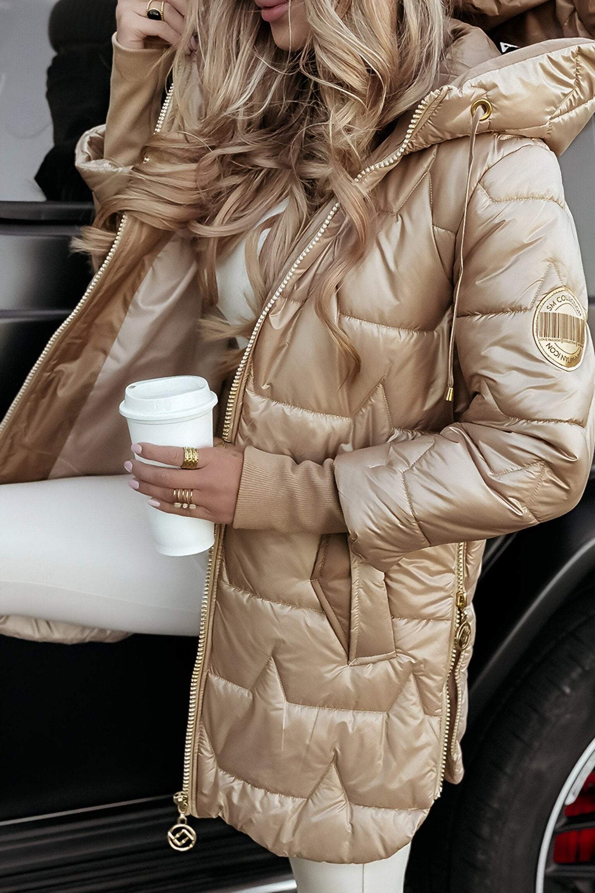 Cotton Blend Regular Fit Fall Jacket for Women | Machine Washable Layering Piece