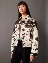 Brown Lightweight Regular Fit Jacket with Pockets for Women | Zip Front Closure