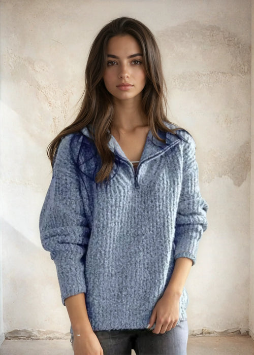 Adrianna™ Chic Half-Zip Sweater Women