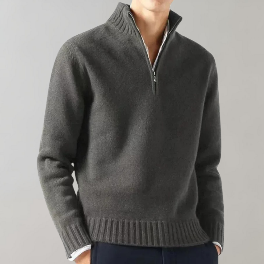 Adam™ Elegant Half Zip Sweater
