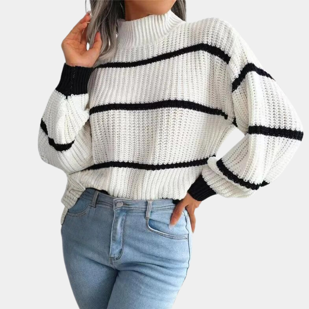 Celine™ Soft High Neck Sweater