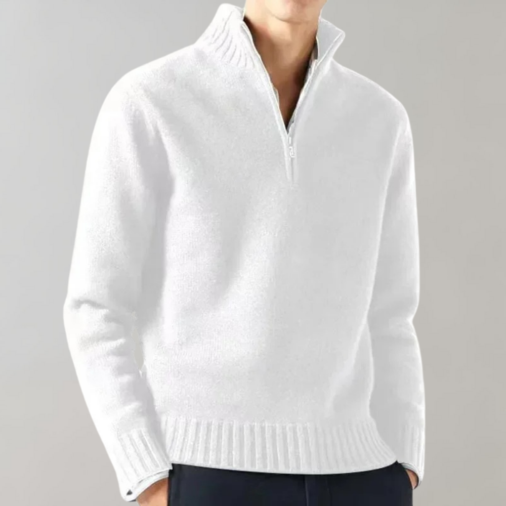 Adam™ Elegant Half Zip Sweater