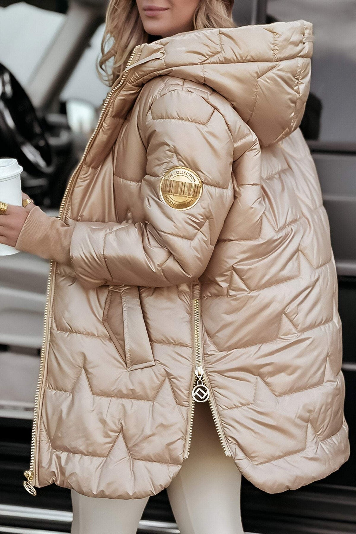 Cotton Blend Regular Fit Fall Jacket for Women | Machine Washable Layering Piece