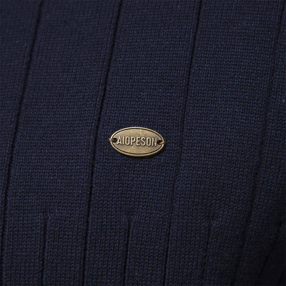 Steven™ Knitted Zip-Up Sweater Comfort