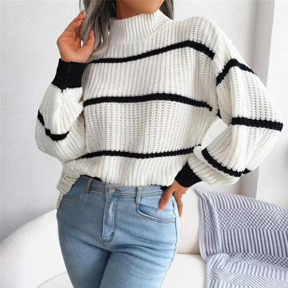 Celine™ Soft High Neck Sweater