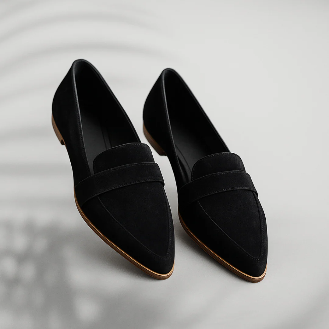 Orthopedic Slip On Loafers with Arch Support and Rubber Sole for Women
