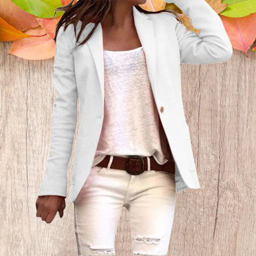 Women's Blazer | Fitted Cut Long Sleeve