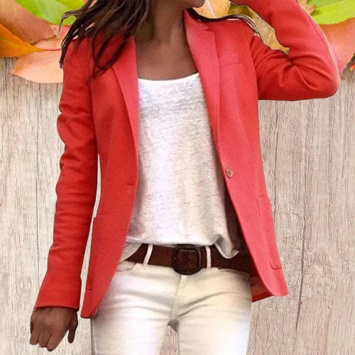 Women's Blazer | Fitted Cut Long Sleeve